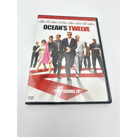 Other - Ocean's Twelve DVD 2005 Widescreen George Clooney Brad Pitt Matt Damon PG-13